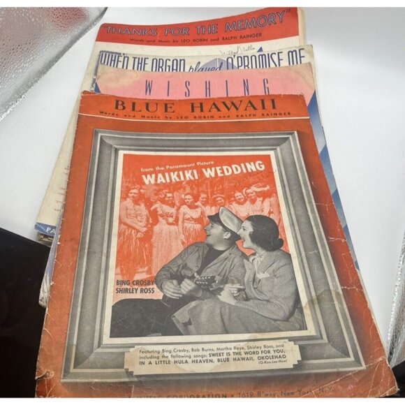 Vintage Sheet Music Lot Of 4 1930's Piano - Picture 1 of 4